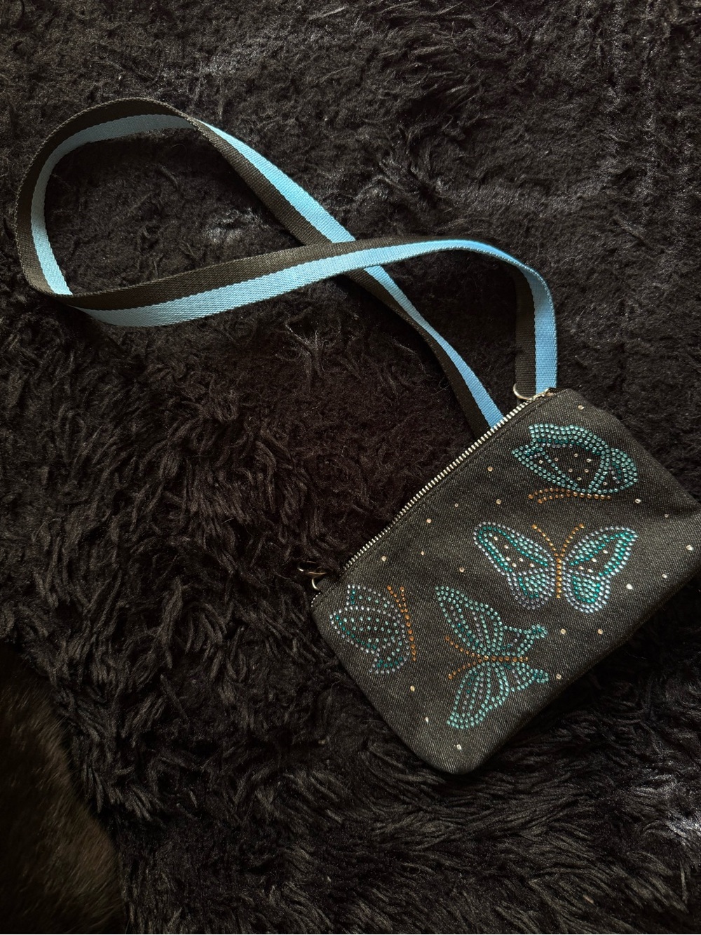 Brighton Denim Butterfly Bag